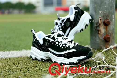 跑步鞋 2015爆款韓國(guó)*SKECHERS斯凱奇情侶增高黑白熊貓休閑運(yùn)動(dòng)鞋批發(fā)原始圖片2