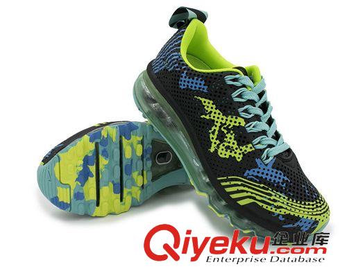 跑步鞋 AIR　MAX爆款 皮面沖孔分化全掌氣墊耐磨防滑運動鞋