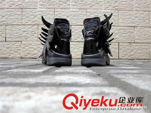 adidas阿迪達(dá)斯 Jeremy Scott Wings 3.0黑蝙蝠 黑武士翅膀鞋