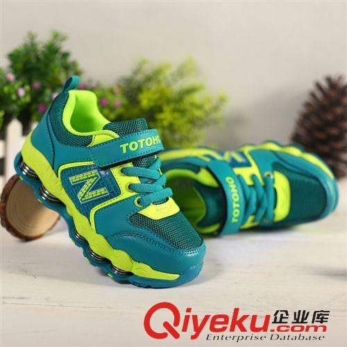 童鞋 新款品牌童鞋批發(fā)男童春季彈簧減震運動鞋時尚休閑戶外鞋女原始圖片3