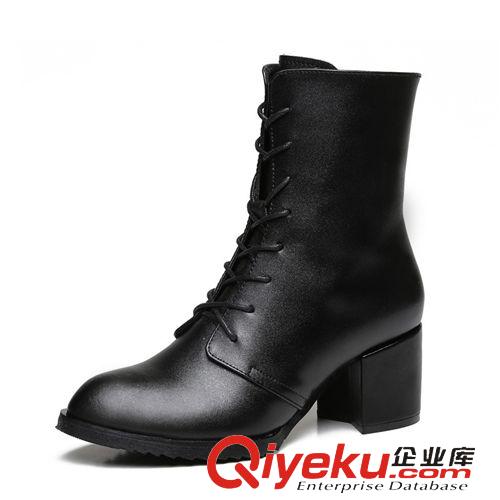 zp皮鞋 承發(fā)春夏新款zp馬丁靴女韓版英倫淑女范短靴粗跟短筒女靴直銷