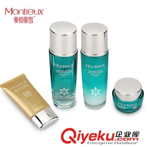 化妝品 化妝品 zp廠家批發 蒙投麗雪水感透白凈暇四件套  補水控油遮原始圖片3