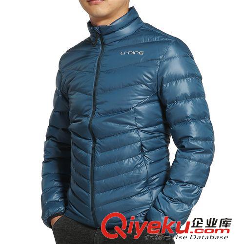 李寧品牌專區(qū) zp 李寧/LINING訓(xùn)練系列防風(fēng) 保暖男裝 修身短款羽絨服AYMJ095