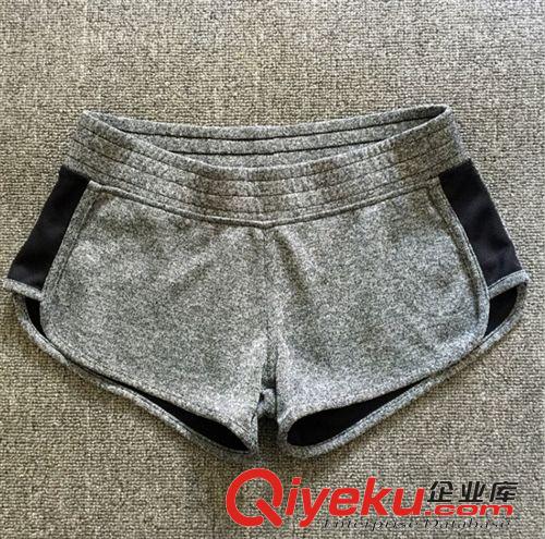 【運動褲 休閑褲】 超顯腿長 dp定制 女士馬拉松跑步短褲 防走光健身運動麻灰熱褲原始圖片2