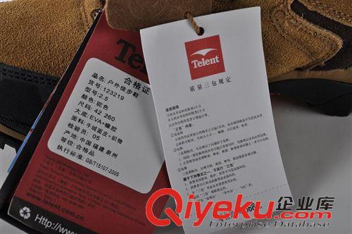 戶外登山鞋 2015新款天倫天戶外鞋男鞋徒步鞋男款戶外鞋防滑耐磨真牛皮登山鞋原始圖片3