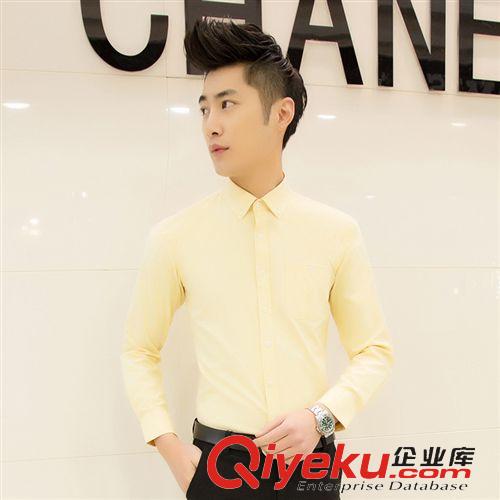 男士襯衫 男士春秋免燙商務(wù)休閑長袖襯衫西裝襯衣職業(yè)工裝加肥加大碼男潮