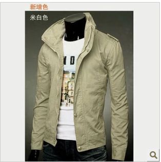 休閑服、夾克、休閑西服 15春秋裝新款潮男外套個(gè)性薄款修身夾克韓版休閑短款?yuàn)A克批發(fā)代理