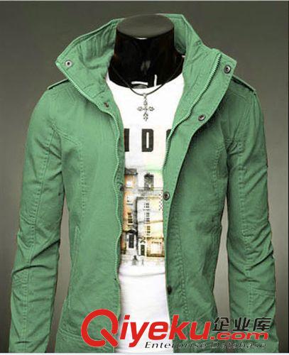 休閑服、夾克、休閑西服 15春秋裝新款潮男外套個(gè)性薄款修身夾克韓版休閑短款?yuàn)A克批發(fā)代理