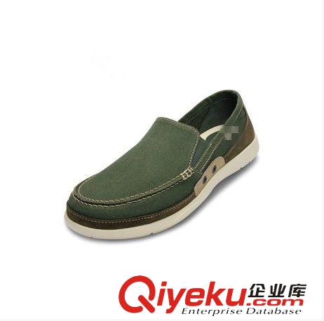 CROCS休閑布鞋 新品現(xiàn)貨男鞋風(fēng)尚沃爾盧新款14392男士透氣休閑帆布鞋原始圖片2