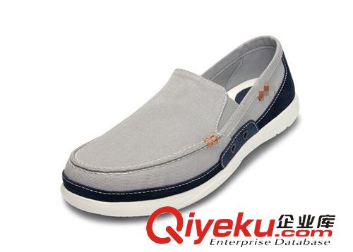 CROCS休閑布鞋 新品現(xiàn)貨男鞋風(fēng)尚沃爾盧新款14392男士透氣休閑帆布鞋原始圖片3
