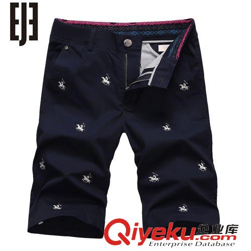 短褲 2015夏季新品男韓版修身潮七分褲薄款休閑時尚男士彈力印花褲批發
