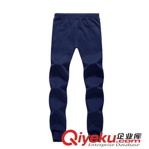 外貿(mào)長褲 春秋新款男士薄款修身休閑褲收口小腳運動褲純棉衛(wèi)褲一件代發(fā)773原始圖片3