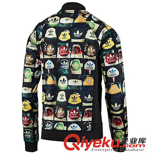 外貿(mào)外套 2015新款春秋裝男運(yùn)動(dòng)外套陳奕迅同款彩色印花棒球衫78108批發(fā)原始圖片2