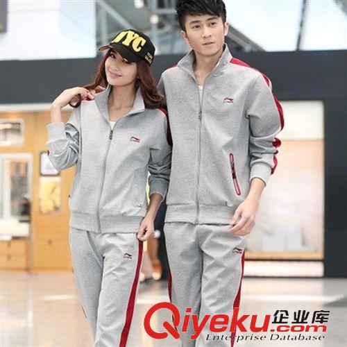 外貿(mào)套裝 2015春秋情侶款純棉休閑套裝男女款運(yùn)動(dòng)套裝團(tuán)購(gòu)批發(fā)一件代發(fā)2026原始圖片2