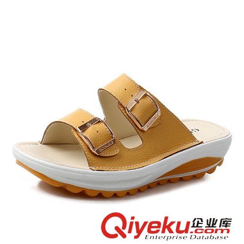 現貨供應 夏季新款潮女涼拖鞋 外貿zp涼拖鞋 牛皮高跟防水臺女涼鞋 批發