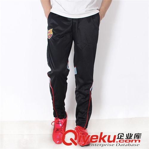 足球服系列 2015年春季新款 正品 巴薩羅納足球訓(xùn)練長褲子 休閑運動長褲子原始圖片2