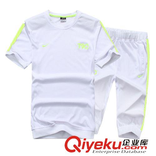 短袖套裝 2015時(shí)尚新款男士運(yùn)動(dòng)休閑套裝 品牌運(yùn)動(dòng)短袖七分褲套裝T恤1503原始圖片2