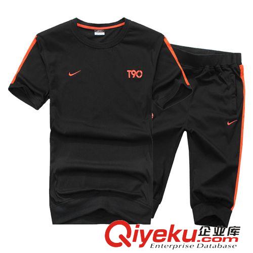 短袖套裝 2015時(shí)尚新款男士運(yùn)動(dòng)休閑套裝 品牌運(yùn)動(dòng)短袖七分褲套裝T恤1503原始圖片3