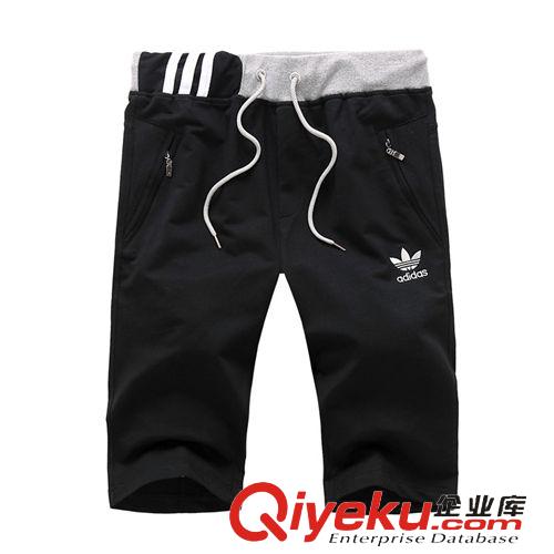爆款推薦 廠家直銷2015春夏新款青少年休閑五分褲男全棉寬松加大中褲可代發
