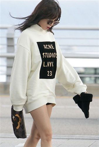 女裝 2015新款原宿/zipper1月刊登 nadia英字母印花大碼外套女裝
