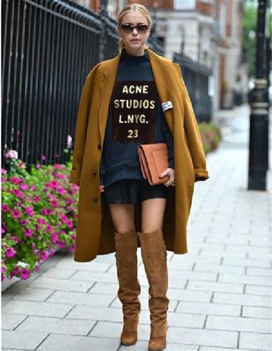 女裝 ACNEOVERSIZE 4minute金燙字 泫雅寬松全棉套頭長袖衛衣原始圖片2