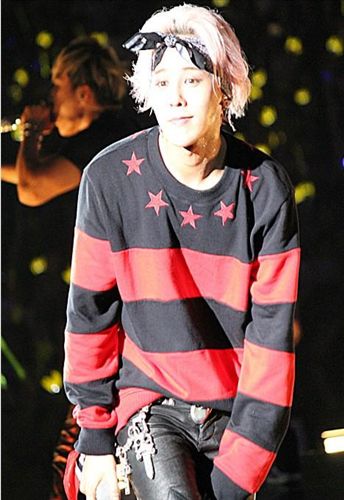 男裝 GD權(quán)志龍同款衛(wèi)衣男 bigbang周邊條紋星星衛(wèi)衣圓領(lǐng)長袖情侶新款原始圖片2