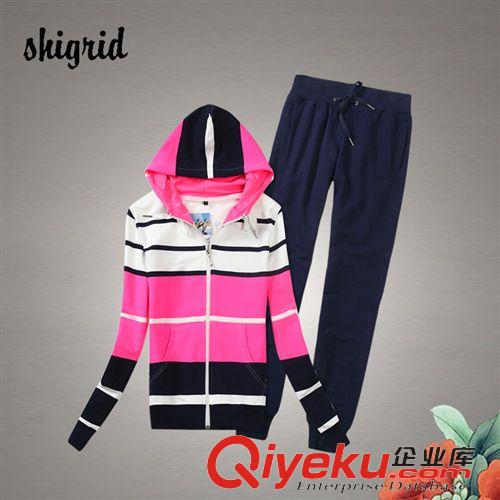 運(yùn)動(dòng)套裝 南方專區(qū)廠家供應(yīng)衛(wèi)衣女休閑長袖運(yùn)動(dòng)套裝春秋款運(yùn)動(dòng)休閑套裝女原始圖片3