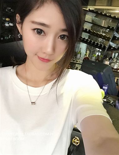 店長(zhǎng)推薦 2015夏季新款{dj2}定制打底衫圓領(lǐng)純色短袖T恤女原始圖片3