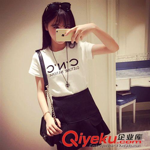 哚啦 2015夏季新款 韓國可愛卡通印花寬松短袖T恤女套頭好質(zhì)量原始圖片3