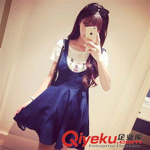 哚啦 2015夏季新款 韓國簡約百搭洋氣磨邊顯瘦牛仔短褲女好質量