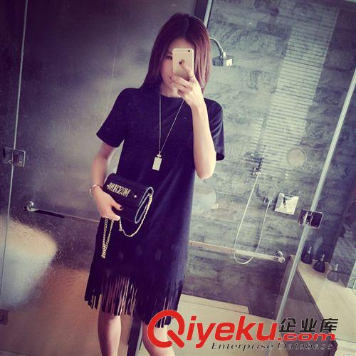 6DU 1365# 夏裝韓系甜美時尚前短后長不規則設計雪紡上衣短袖T恤女