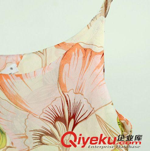 5月新款更新 2015新款雪紡連衣裙夏季女神波西米亞海邊度假長裙沙灘裙 好質量原始圖片3