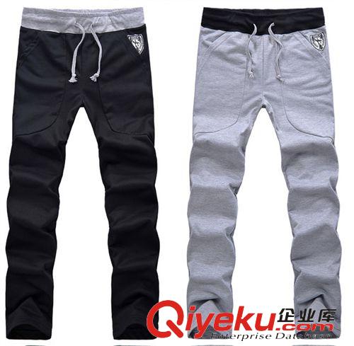 運動褲 春秋季新款骷髏頭潮牌休閑服情侶套裝運動服衛衣套裝貨號TZ01黑色