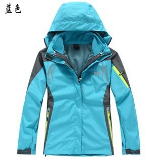 沖鋒衣 戶外男女情侶款運(yùn)動(dòng)沖鋒衣 兩件套登山服滑雪服 tj促銷(xiāo)原始圖片3