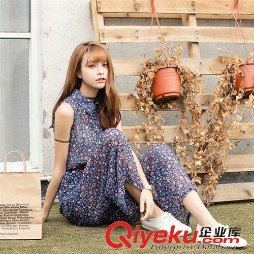 【套裝專區(qū)】 春季長袖套裝 女裝新款2015韓版時尚印花衛(wèi)衣運動大碼女