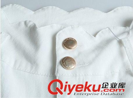 2015.3.08 2015韓版潮修身彈力顯瘦休閑褲糖果色小腳鉛筆長(zhǎng)褲原始圖片3