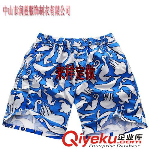 男式沙灘褲 中山廠家專業(yè)定制天貓?zhí)詫氋u家 外貿(mào)出口公司歐美gd情侶沙灘褲原始圖片3