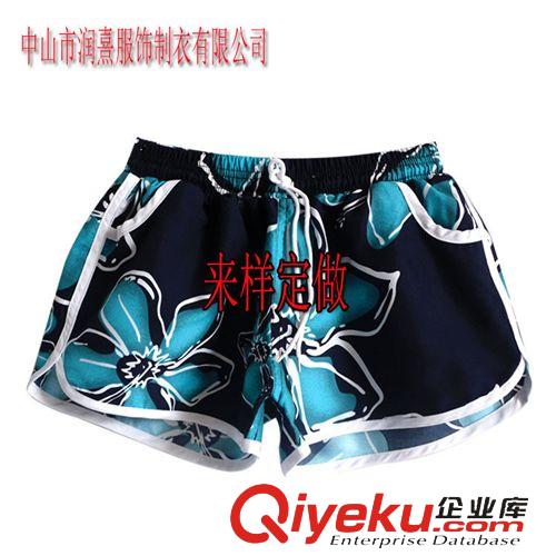 男式沙灘褲 中山廠家專業(yè)定制天貓?zhí)詫氋u家 外貿(mào)出口公司歐美gd情侶沙灘褲
