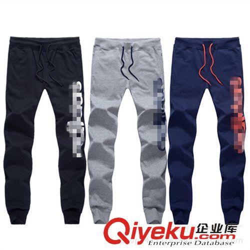 運(yùn)動(dòng)褲 2015春秋爆款運(yùn)動(dòng)長(zhǎng)褲男收口衛(wèi)褲松緊系帶小腳褲773#一件代發(fā)原始圖片2