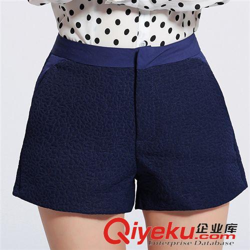 休閑褲/打底褲 2015夏季新款女式闊腿短褲大碼高腰A字顯瘦熱褲打底褲時尚休閑褲原始圖片3