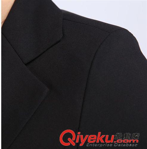 職業(yè)套裝 2015新款職業(yè)裝夏裝套裙工作服西服短袖套裝女原始圖片2
