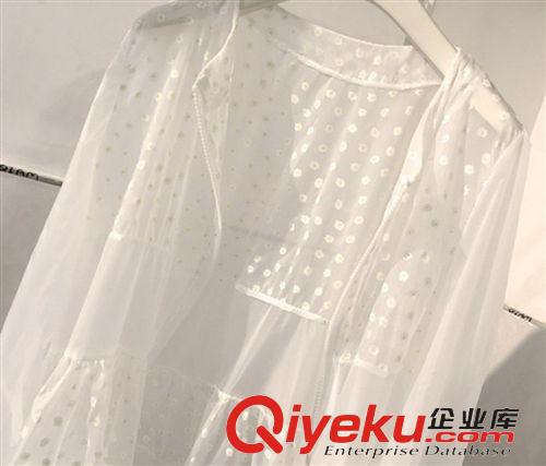 防曬衣 2015夏季防曬衣女長袖透氣蕾絲防紫外線防曬衫女裝原始圖片2