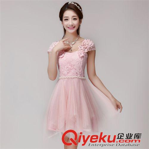 禮服 實(shí)拍婚紗裙2015夏季新款沙灘裙釘珠鑲鉆長(zhǎng)款連衣裙