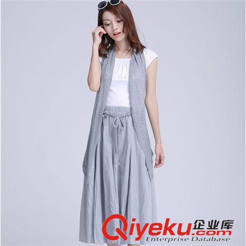 連衣裙 實(shí)拍2015新款夏季女裝文藝短袖套裝裙連衣裙 好質(zhì)量原始圖片2