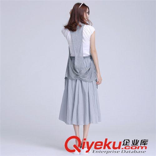 連衣裙 實(shí)拍2015新款夏季女裝文藝短袖套裝裙連衣裙 好質(zhì)量原始圖片3