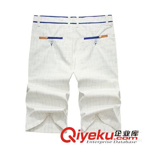 男式休閑5分褲 男士休閑短褲修身 2015夏季新品純棉五分褲 韓版男裝褲子潮原始圖片3