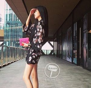 防曬衣 春夏新款 韓版時(shí)尚顯瘦蝴蝶印花dp設(shè)計(jì)雪紡防曬衣 女   A211