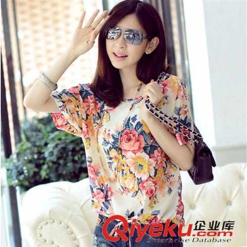 【衣夢】上衣 韓國東大門夏季新款女裝燒花鏤空圓領(lǐng)t恤 女式網(wǎng)布寬松t恤批發(fā)