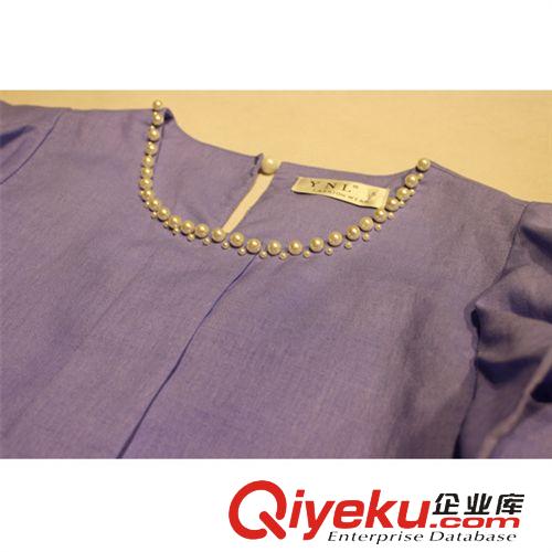 韓國東大門代購 1558#夏裝新款 歐美氣質(zhì)棉麻飛袖上衣高腰短褲兩件套裝女 現(xiàn)貨原始圖片3