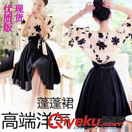 連衣裙專區(qū) 1249#2015夏裝新款韓版寬松大碼女裝圓領(lǐng)印花棉麻質(zhì)連衣裙